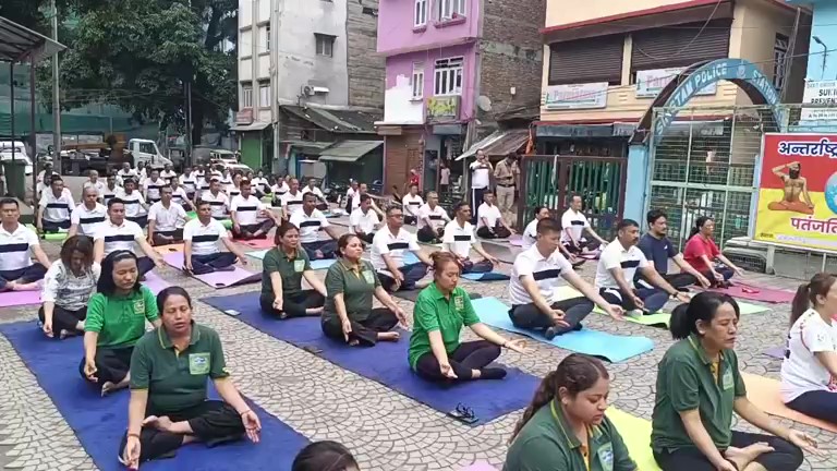 yoga Day by Singtam